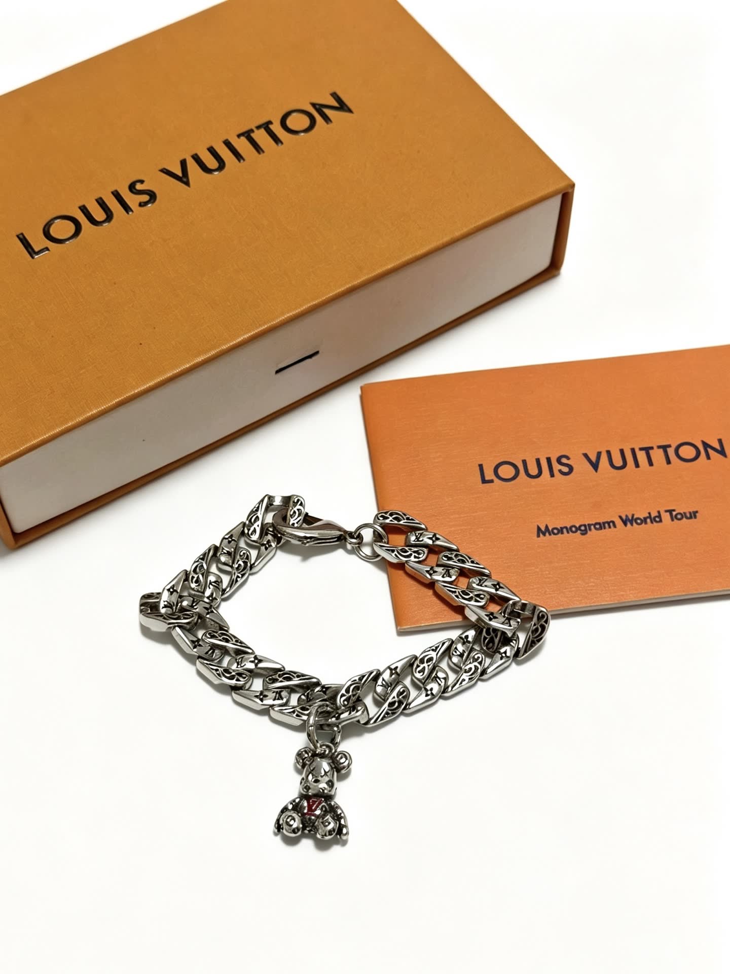 Louis Vuitton Silver Charm Bracelet